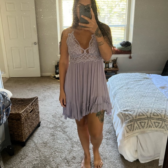 Free People Adella Slip Dress | Lavender | Size Medium - Picture 1 of 3